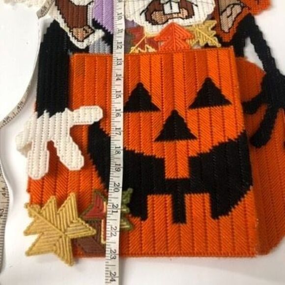 vintage halloween plastic canvas looney tunes bugs bunny daffy duck sylvester - Picture 7 of 8